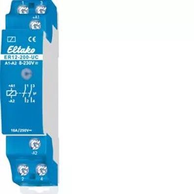 Eltako Schaltrelais. 2 Schließer potenzialfrei 16A/250V AC 22200002