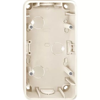 Merten Aufputz-Gehäuse, 2fach, weiß glänzend, 1-M, Atelier-m 519244