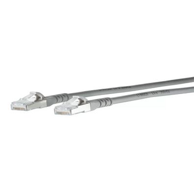 Metz Connect Patchkabel Cat.6A AWG 26 15,0 m grau 130845A533-E