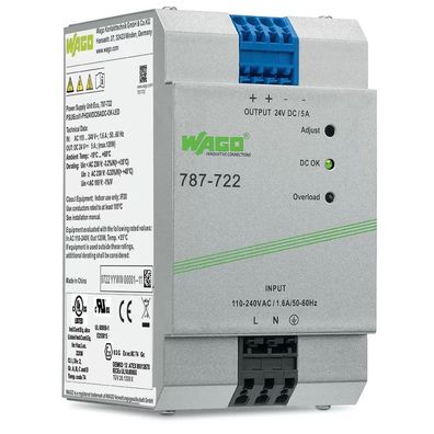 WAGO Stromversorgung; co;1-phasig 787-722