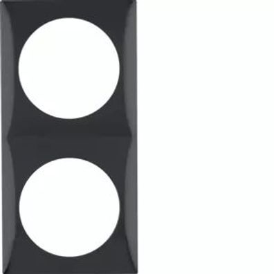 Berker Rahmen 2fach Integro Flow schwarz glänz 918262510
