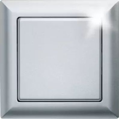 Eltako Funktaster aluminium lackiert, batterie- und leitungslos. Mit Wippe und Doppel