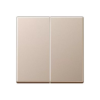 Jung Wippe 2fach, Duroplast lackiert, Serie A, champagner A595CH