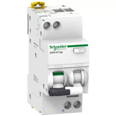 Schneider Electric FI/LS-Schalter iDPN N Vigi 1P+N, 16A, B-Char., 30mA, Typ A, 6kA A9