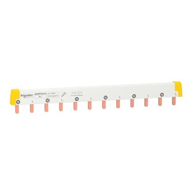 Schneider Electric Phasenschiene Steg, ablängbar, 2P, 12 TE, 100A A9XPH212
