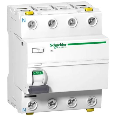 Schneider Electric Fehlerstrom-Schutzschalter iID, 4P, 40A , 300mA, Typ A A9Z24440
