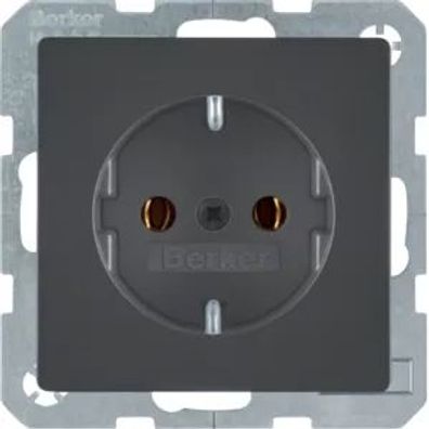 Berker Steckdose SCHUKO Q.1/Q.3 anthrazit samt 47436086
