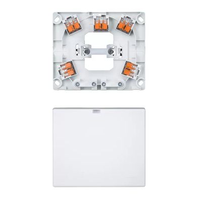 Merten Herdanschluss- und Geräteanschlussdose UP mit 2 Ausgängen und Steckklemmen, po