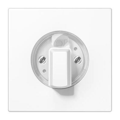 Jung Abdeckung für Drehschalter, Duroplast, Serie LS, alpinweiß LS1941WW