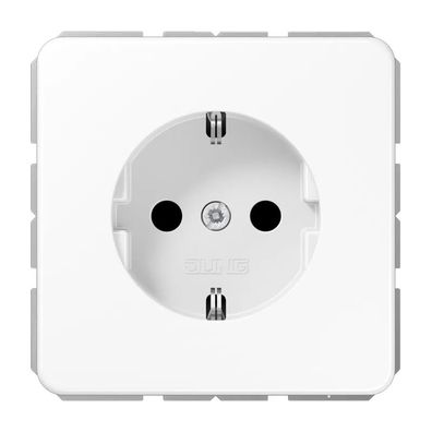 Jung SCHUKO Steckdose, 16 A 250 V , Duroplast, Serie CD, alpinweiß CD1520WW