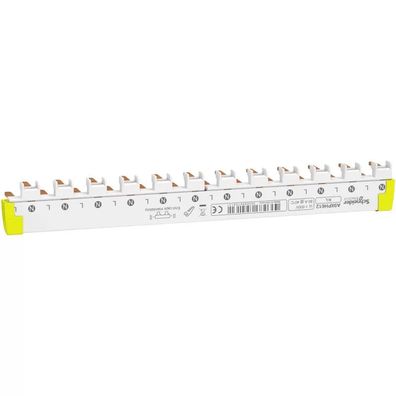 Schneider Electric Phasenschiene für FI/LS, ablängbar, 1P+N, 12 Module für 6 FI/LS, 8