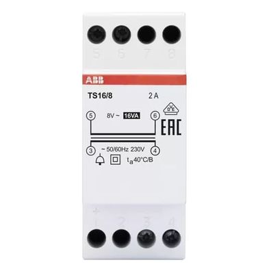 ABB TS16/8 Klingeltransformator 16VA, 8VAC 2CSM228645R0812