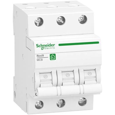 Schneider Electric Leitungsschutzschalter Resi9 3P, 20A, C Charakteristik, 6kA R9F243