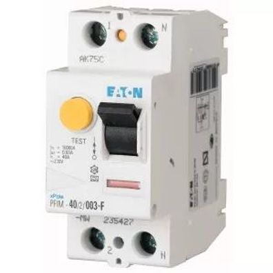 Eaton FI-Schalter, 40A, 2p, 30mA, Typ G/F 187450