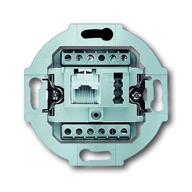 Busch-Jaeger UAE 86TAE 6 F+N | UAE 8(6)/TAE 6F+N - Anschlussdose 2 x 6-polig