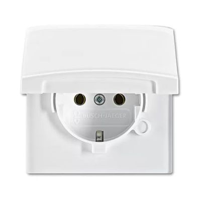 Busch-Jaeger 20 EUGK-34-101 | SCHUKO® Steckdosen-Einsatz mit Klappdeckel