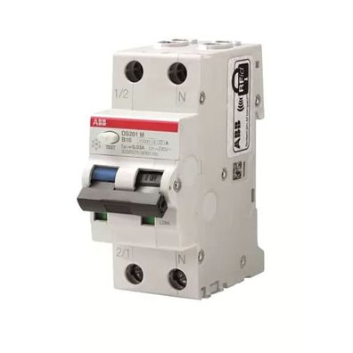 ABB DS201MA-C16/0,03 FI/LS-Schalter 10kA, 1P+N, Typ A, C 16, 30mA 2CSR275180R1164