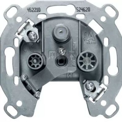 Berker Antennen-Steckdose 3Loch SAT TV FM ED 452210