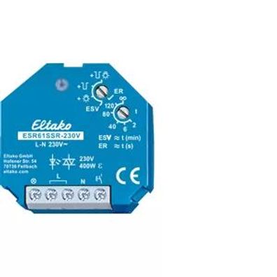 Eltako Stromstoß-Schaltrelais geräuschlos mit Solid-State-Relais 61100003