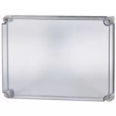Eaton Deckel, transparent rauchgrau, HxBxT=500x375x100mm 001895