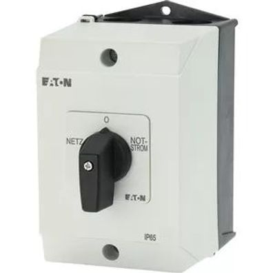 Eaton Umschalter, T0, 20 A, Aufbau, 4 Baueinheit(en), Kontakte: 8, 60 °, rastend, mit