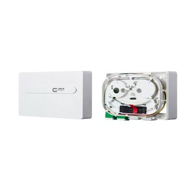 Metz Connect OpDAT ADT splice 2xLC-D APC (grün), OS2, reinweiß RAL 9010 1501197G02HC