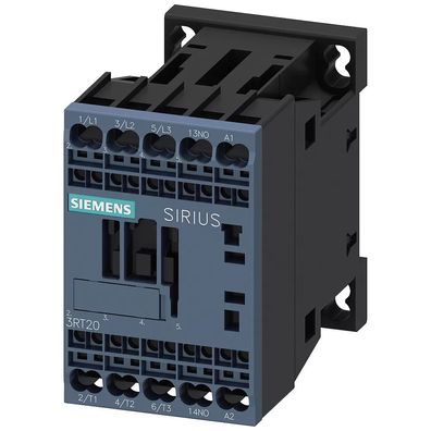 Siemens Schütz, AC-3e, 16 A/7,5 kW/400V, 3-polig, AC 230V, 50/60Hz, 1S, Federzugansch