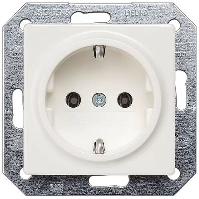 Siemens DELTA i-system, titanweiß Schuko-Steckdose 10/16A 250V 5UB1511