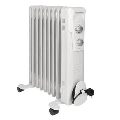 Clatronic RA 3736 weiß 9 Rippen Öl Radiator 2000 Watt