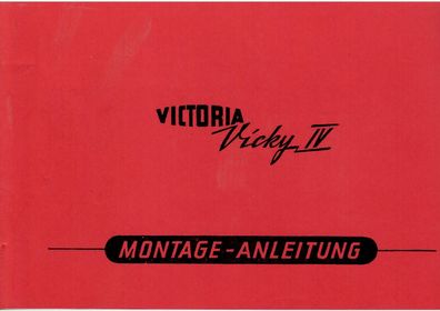 Reparaturanleitung VictoriaVicky III und IV 2 Gang, Moped, Zweirad, Oldtimer