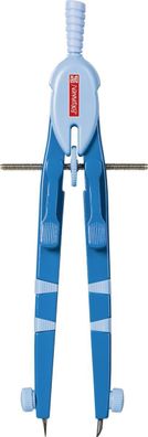 Brunnen 104954033 Schnellverstellzirkel Peak 4 Colour Code Länge: 170 mm azur