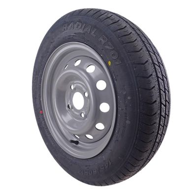 145/80 R13 79N Komplettrad Felge 4J x 13 4 Loch LK 4x100 für PKW Anhänger