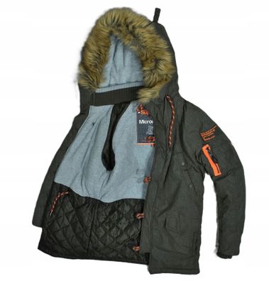 Superdry Microfibre The SD3 Insulated Herren Parka Jacke S