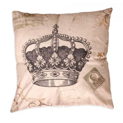 KISSEN Dekokissen inkl. Füllung 42x42cm CROWN Sofakissen Kopfkissen Kissenbezug
