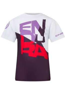 Endura Kinder SingleTrack Core Radshirt Aubergine