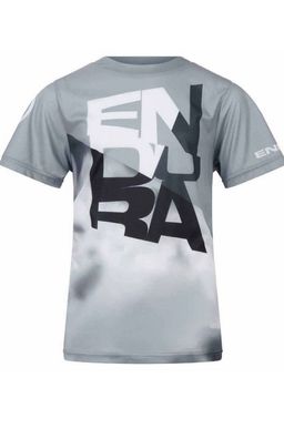 Endura Kinder SingleTrack Core Radshirt grau