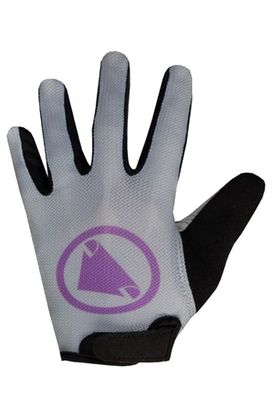 Endura Kinder Fahrradhandschuhe Hummvee Glove grau/lila