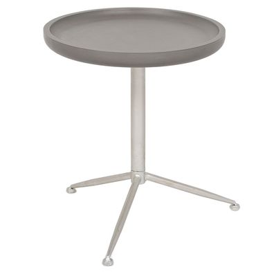 Beistelltisch ATRIUM D39cm Grau Telefontisch Sofatisch Nachttisch Couchtisch MDF