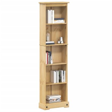 vidaXL Bücherregal Corona 46x20x170 cm Massivholz Kiefer