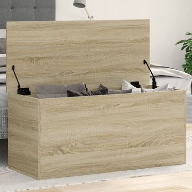 vidaXL Truhe Sonoma-Eiche 100x42x46 cm Holzwerkstoff