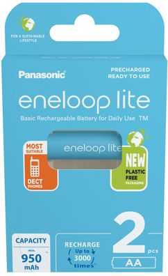 eneloop lite Mignon Akku BK-3LCCE/2BE Ni-MH 1,2V / 950mAh