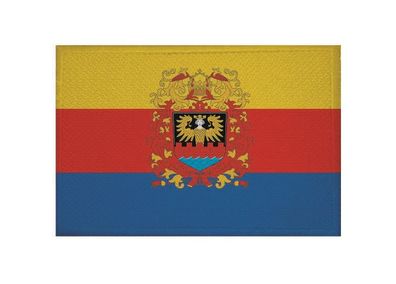 Aufnäher Emden mit Prachtwappen Flagge Patch 9 x 6 cm