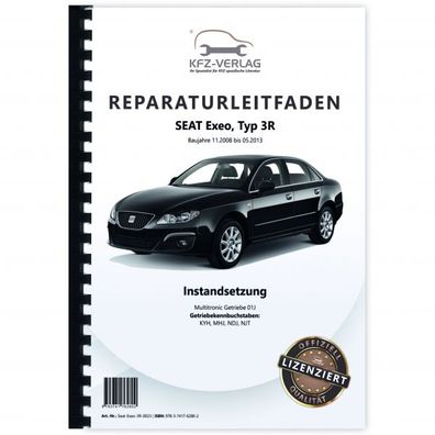 Seat Exeo 3R (08-13) Instandsetzung Multitronic Getriebe 01J Reparaturanleitung