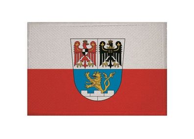 Aufnäher Erlangen Flagge Patch 9 x 6 cm