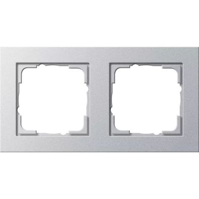 Gira Abdeckrahmen 2f Gira E2 F Alu 021225