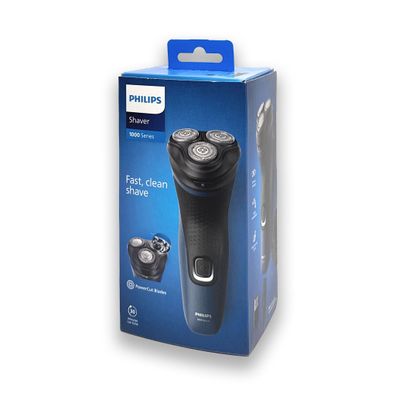 Philips Shaver 1000 Series Elektrorasierer mit PowerCut Blades Herren Rasierer