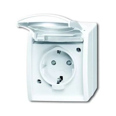 Busch-Jaeger 20 EBW-54 | SCHUKO® Steckdose mit erh. Berührungsschutz