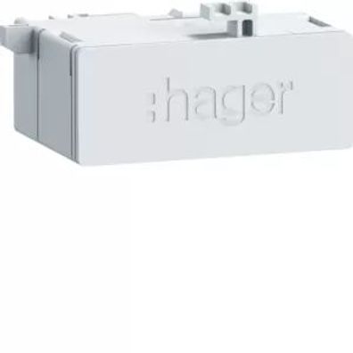 Hager RJ45-Buchse Patch/Patch 180° für WAN ZZ45WAN2PP