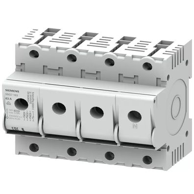 Siemens Minized, Lasttrennschalter mit Sicherungen, D02, 3P+N, In: 63 A, Un AC: 400 V