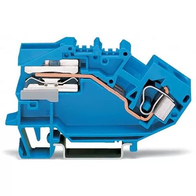 WAGO 1-Leiter-N-Trennklemme;10 mm²; AGE CLAMP®; lau 784-613